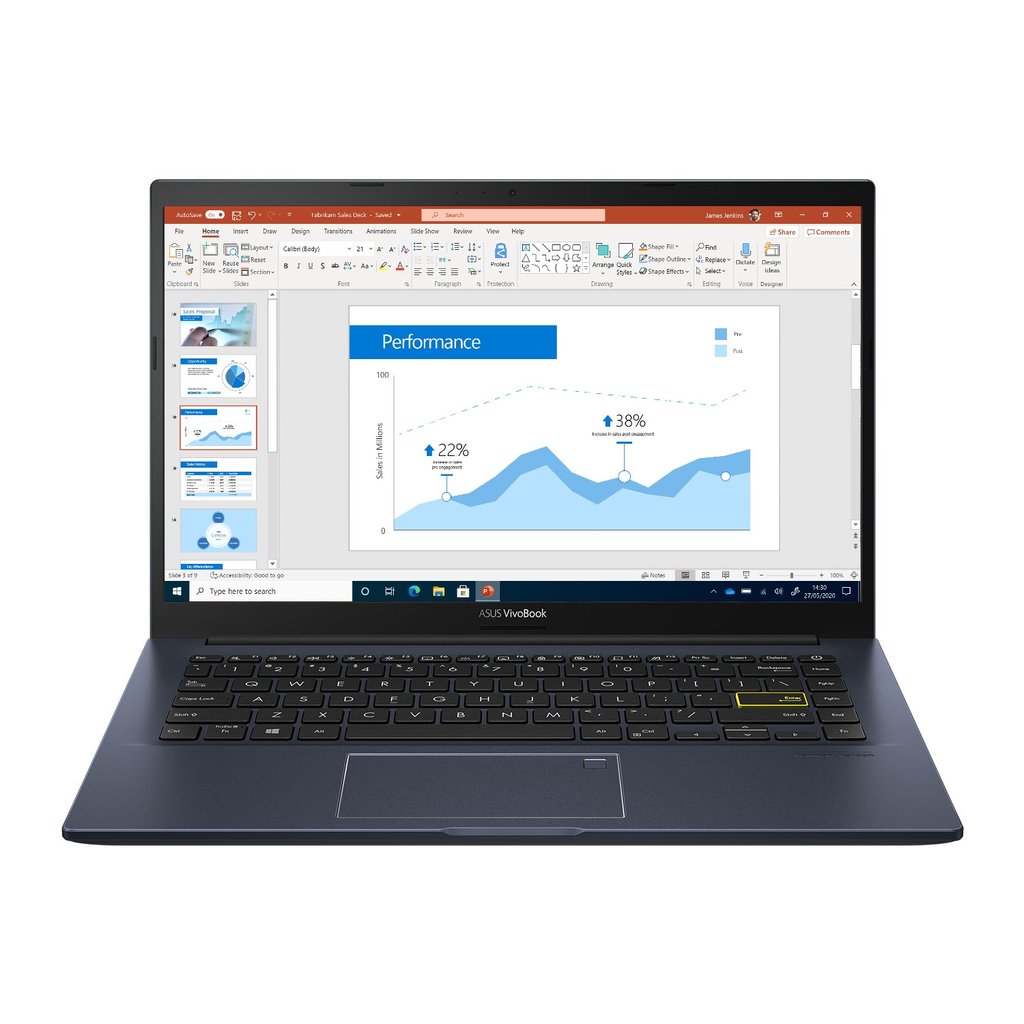Asus VivoBook D413I 14-in Laptop AMD Ryzen 7 4700U 2GHz 8GB 512GB NVMe Windows 11 Pro